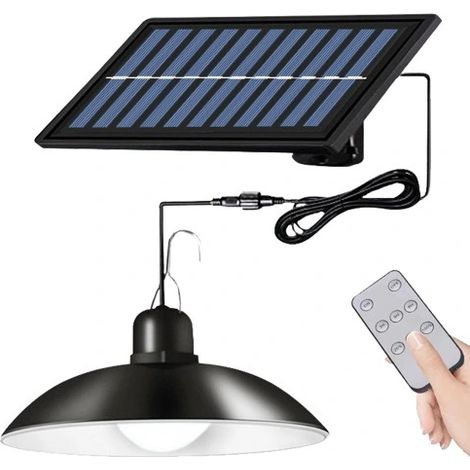 LUSTRE SOLAIRE LED AVEC CAPTEUR POUR JARDIN EXTÉRIEUR