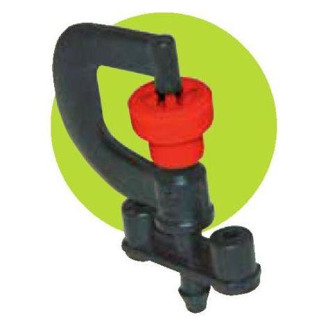 MIBRICOTIENDA riego granel microaspersor rotor rojo 50 l-h 10126 (caja 50 unidades)