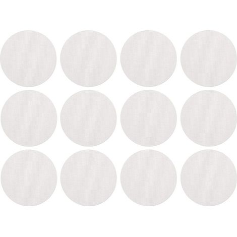 Set mit 12 rutschfesten Dusch-/Badewannenmatten, transparent, selbstklebend, rund, leicht zu entfernen (1/4)