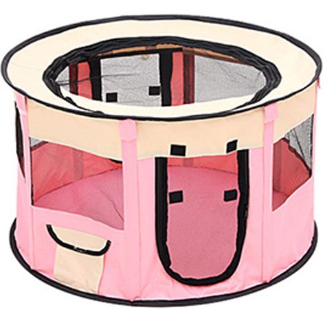Tente pour animaux pliable, salle de mise bas pour animaux, tente fermée pour l'élevage de chats, cage confortable pour chiens (1/5)