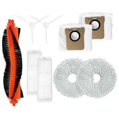 Pièces détachées pour l'aspirateur robot Xiaomi M30 Pro/C107 : brosse latérale principale, filtre HEPA, chiffon de nettoyage, sac à poussière (1/5)