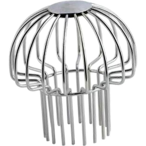 Dachrinnenabdeckung aus Edelstahl mit Laubfilter – Silberner Dachrinnenfilter (1/3)