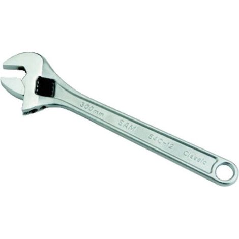 llave de rueda de 12 con acabado cromado satinado