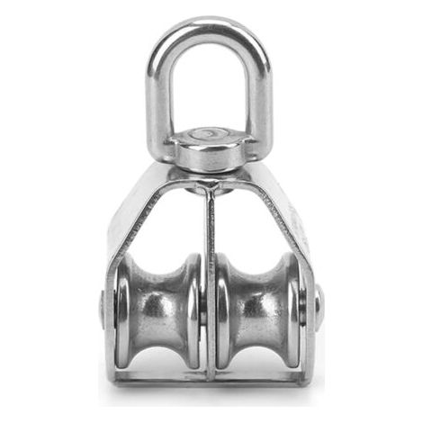 DEESSE SHOP-Luxury Marine Poulley Double Roue Soulevant L'acier Inoxydable pour les Yachts, Outils de Chargement. (1/5)