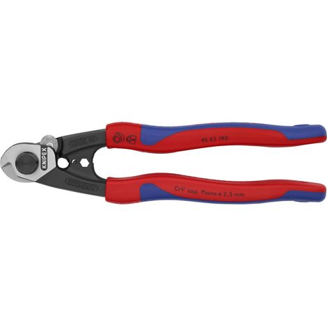 95 62 190 SBA Comfort Grip Pince coupante de câble métallique (1/5)