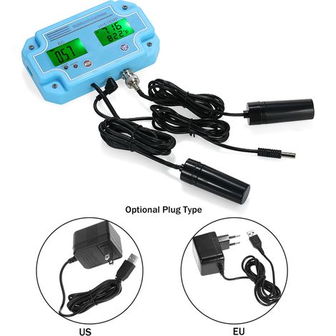 GARRYFIZH pH-mètre 3-en-1 EC/TEMP Eau Numérique LCD Pro (1/5)