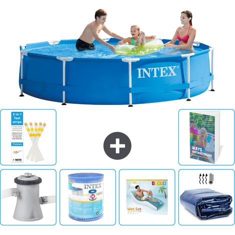 Intex Piscine Tubulaire Ronde - 305x76 cm - 7-pièces  S347 (1/5)