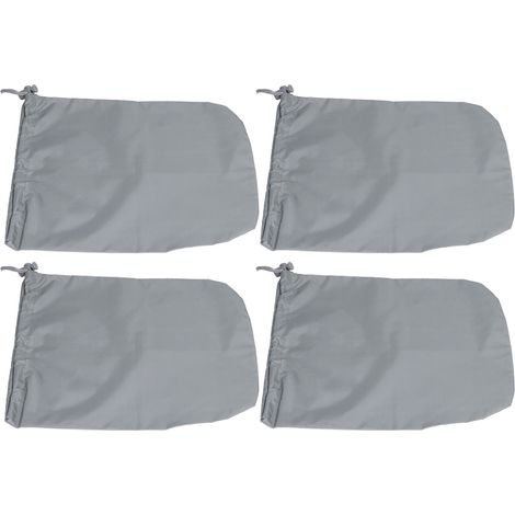 4-teiliges Set Auto-Rückspiegel-Schutzhüllen aus 190T Polyester-Taft, Frostschutzhüllen für Wasserhähne, Grau (1/5)