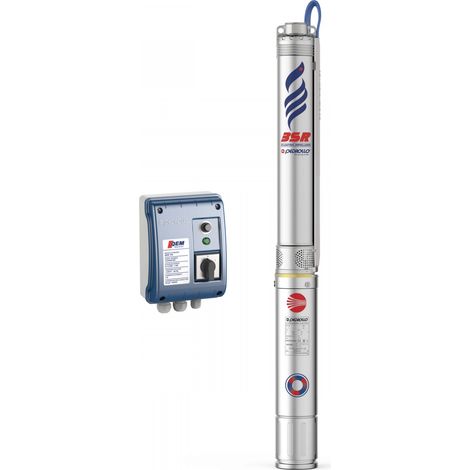 Pompe De Forage 3'' Pedrollo 3srm2/14 - 0,37kw Monophasé - 1,8m³/h à 45hmt
