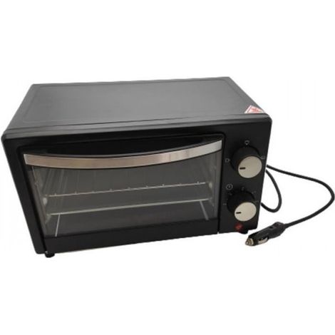 Four  électrique - HTC Equipement - 24V 300W 9L - 2 résistances chauffantes - Sélecteur 3 modes de cuisson