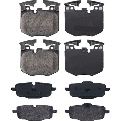 KIT PASTIGLIE FRENO ANTERIORI E POSTERIORI compatibile con BMW 8 (G14,G15,F91,F92) / PASTIGLIE FRENANTI AUTO OEM P06099 P06106,P06101 P06109 / SOSTITUZIONE DIRETTA / BASSA POLVERE / SILENZIOSO