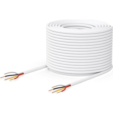 Ubiquiti uacc-cable-doorlockrelay-2p cable de connessione de serratura elettrica/magnetica a unifi hub 152,4 m, 2 coppie de cavi