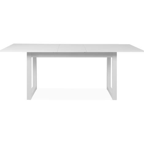 Mesa de comedor industrial extensible 10 personas blanca KOTOR (1/4)