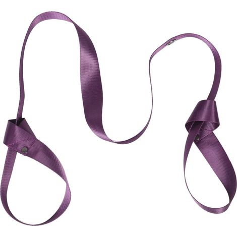 Adjustable Purple Foldable Yoga Mat Carrying Strap (1/5)