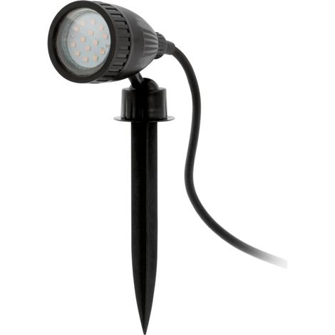 Foco LED al aire libre Nema 1 3 W negro 93384 EGLO (1/3)