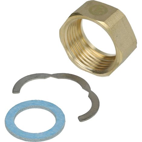 Set de raccord à visser 1’’ FF pour tuyaux ondulés en acier inox 3TLG