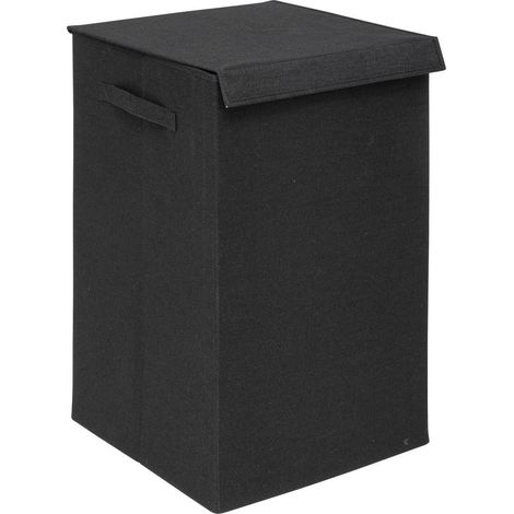 Panier à linge colorama noir 74l - 5five (1/5)