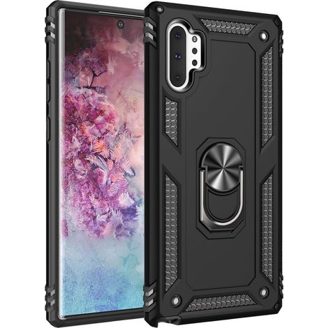 Coque de protection pour Samsung Galaxy Note 10+ Plus, Nox Case Ring, noire (1/5)