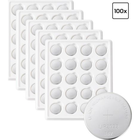 VOLTCRAFT Pile bouton rechargeable LIR 2032 lithium 45 mAh 3.6 V 100 pc(s) (1/3)