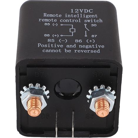 Relais de voiture télécommandé 12 V, sans contact, à bobine de cuivre, double contrôleur sans fil, 120 A (1/5)