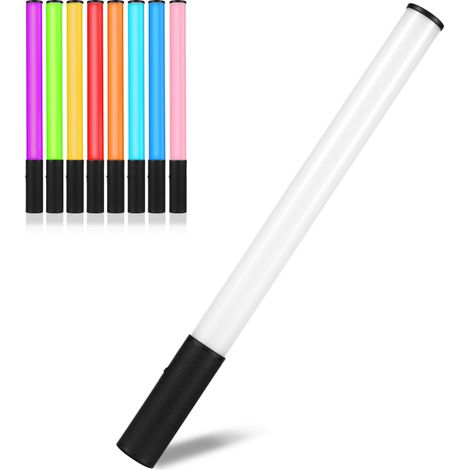 W150RGB-II RGB-LED-Taschenlampe, Farbtemperatur 2500K-9000K, 20 Effekte, eingebauter Akku (LCD-Bildschirm)