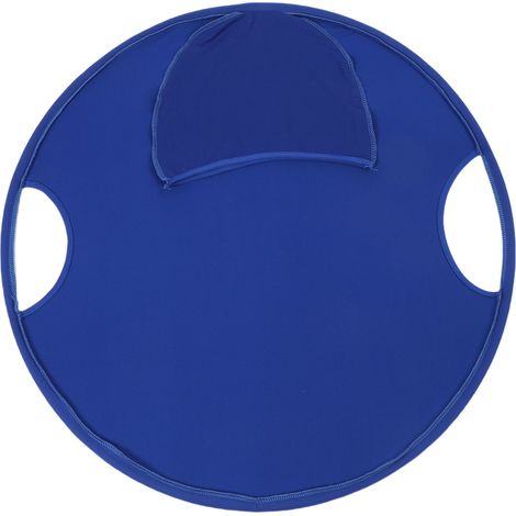 Panier à linge portable, pliable, multifonctionnel, léger et lavable, idéal pour les voyages et les activités de plein air (bleu). (1/5)