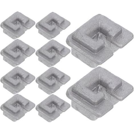 Pair Lot de 10 Œillets de Tête de Coupe en Alliage d'Aluminium Remplacement Solide pour Débroussailleuse Accessoires Compatibles pour Tondeuse à Gazon Fixation Stable et Usage (1/5)