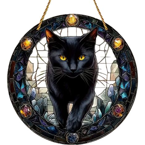 Pendentif - Décor Acrylique - Suspension Murale pour Intérieur et Décor Saisonnier - 1 Pièce (1/2)