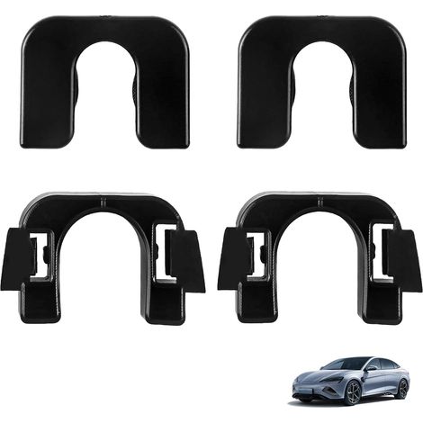 4 x Clips de fixation, Support plastique durable, Pour étagère arrière, Compatible Ford Fiesta Focus Citroën C3 Nissan Qashqai