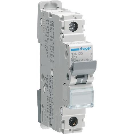 Interrupteur Hager ndn120 20 A 10 kA (1/2)