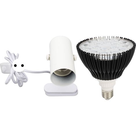 Lampe UV Noire à 18 Puces LED pour Bronzage, Spot avec Grande Pince, 110-240V Prise UE, Éclairage Ultraviolet Portable (1/5)