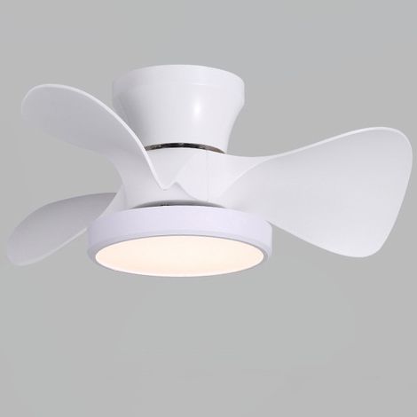 Ventilateur de plafond avec lumière, 3 températures de couleur, minuterie, 6 vitesses de vent, plafonnier avec télécommande (55 cm) (1/5)