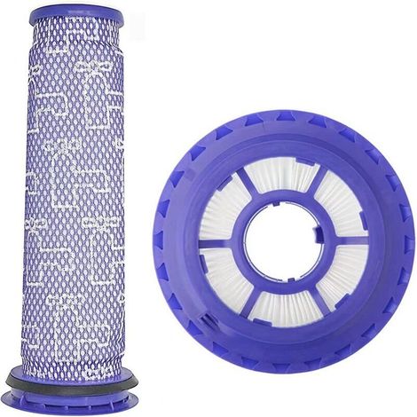 Compatible avec les kits de filtres pour aspirateurs Dyson DC41/DC65/DC66, comprenant un préfiltre et un postfiltre, un ensemble de filtre haute efficacité et des pièces de rechange pour une utilisati (1/5)