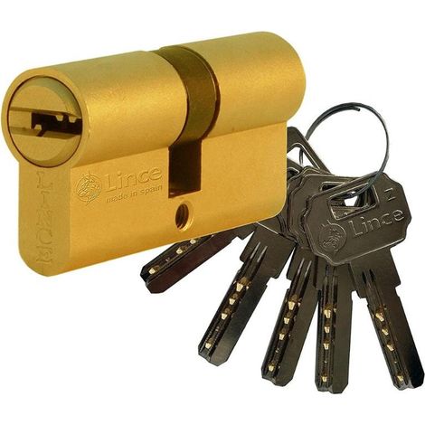 Cilindro de seguridad C2 LINCE Laton40x32mm40x32mm Laton (1/2)