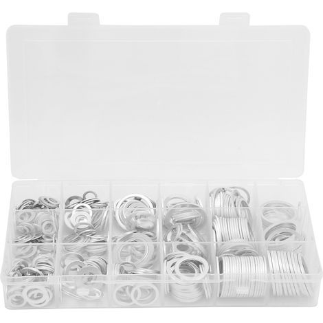 Jeu de Rondelles en Aluminium, Résistance aux Températures élevées Rondelle en Aluminium Résistante à l'usure pour Charge Alternée pour Charge de Vibration (1/5)