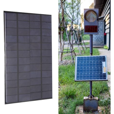 Panneau solaire miniature époxy 12 V 4,2 W, cellule solaire en polysilicium, chargeur de batterie, module solaire DIY pour téléphone portable (1/5)