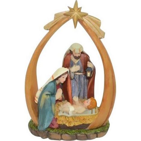 Presepe Natività con Stella Cometa 21 cm (1/4)
