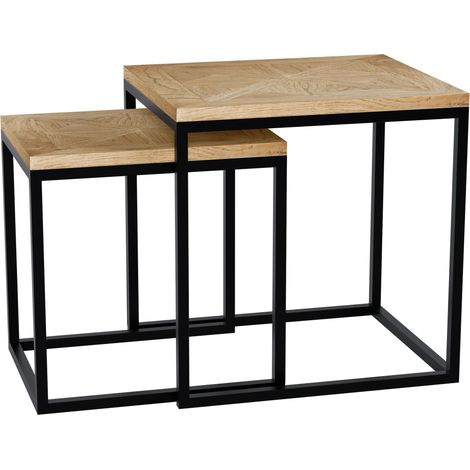 2er Set Beistelltische Talero natura