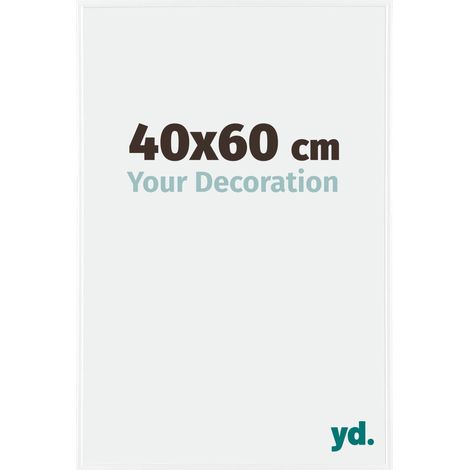 yd. - Cadre photo 40x60 - Blanc Brillant - Plastique - Evry (1/5)