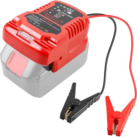 Adaptateur de démarrage de Batterie Externe pour Batterie 18V, démarreur de Batterie Portable, Chargeur Rapide pour Voitures, Adaptateur Booster de Batterie 12V (1/5)