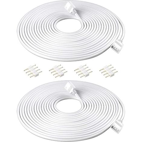 Rallonge Ruban Led Rallonge Led Connecteurs mâles à broches pour bande LED RGB (1/4)