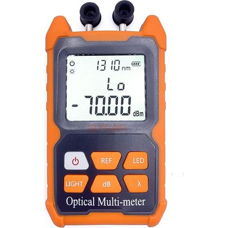 Multimètre Optique Portable E-200 Photomètre avec VFL, Plage de Test : -70 dBm à +6 dBm NPTERBL (1/5)