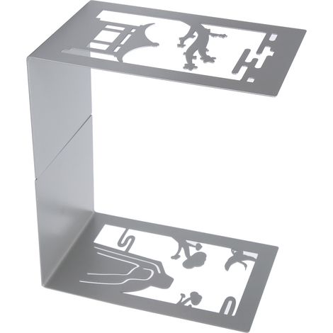 Socle de Livres Vintage en Métal avec Support Antidérapant - Décoration Élégante pour Bibliothèque (Montagne Pavillon) (1/5)