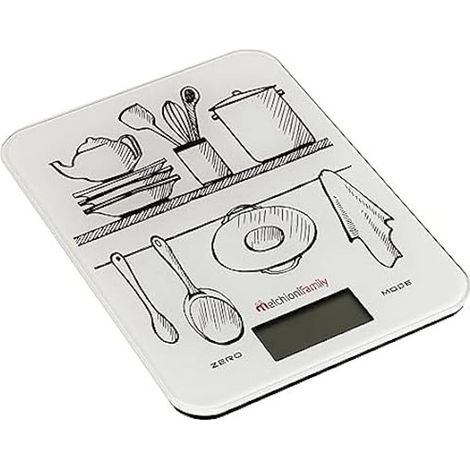 Báscula cocina Melchioni 10kg precisión 1g electrónica