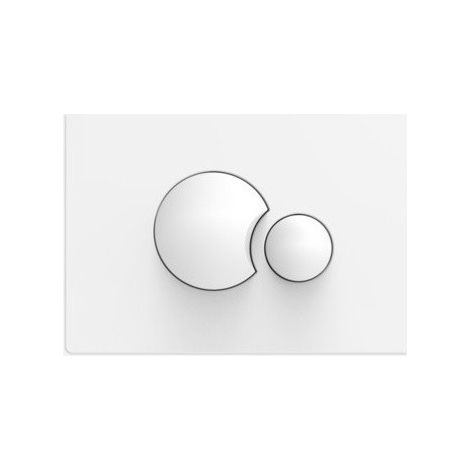 SANIT 16.706.01..0000 Plaque d'actionnement S706 blanche (1/2)