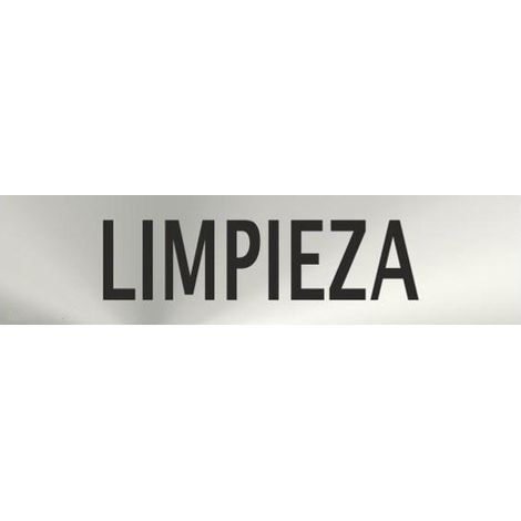 Señal informativa Limpieza de 0'8mm 50 x 200 mm SEKURECO (1/2)