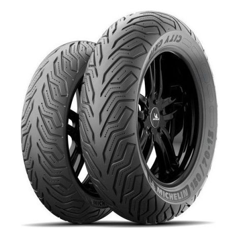 Michelin – Pneu 120/70 - 10 M/C 54L TL REINF CITY GRIP 2 – Adhérence optimisée pour conditions humides – Durabilité renforcée – Conception pour scooters