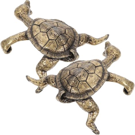 Mini porta profumo, set di 2 bruciatori di profumo vintage a forma di tartaruga in lega di bronzo, decorazione antica, porta profumo per casa, ufficio e spa (1/5)