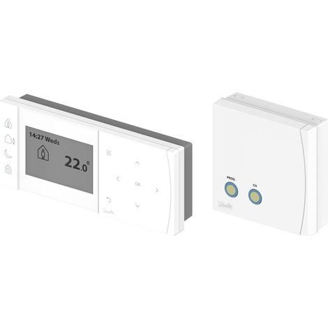 Danfoss – Thermostat programmable TPOne RF G – Alimentation 230V – Économie d'énergie jusqu'à 7% – Fonction Cliquer et Économiser - RX1-S (1/4)