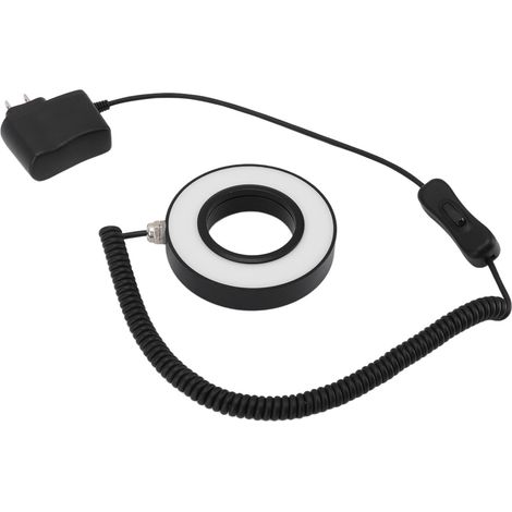Lampe de travail annulaire LED 10 W à forte adsorption magnétique pour l'éclairage d'instruments de machines CNC, prise US 110-240 V (1/5)